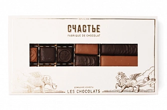 Schast'ye Happiness Set Of Homemade Chocolate Candies №17 210G.