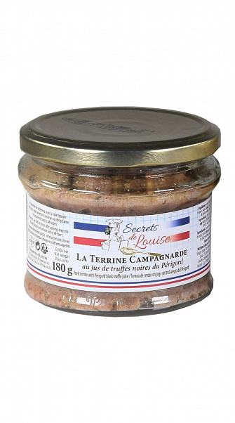 La Terrine Campagnarde Au Jus De Truffes Secrets De Louise 180G.