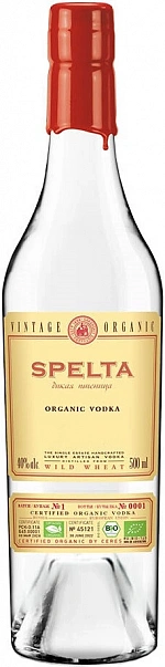Spelta Wild Wheat Organic Vodka
