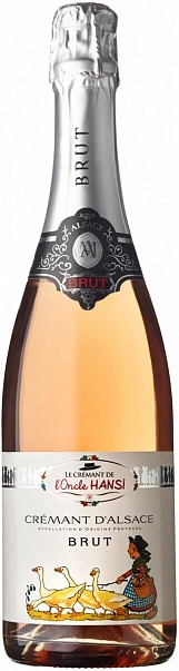Arthur Metz Le Cremant De L`oncle Hansi Cremant D’alsace Brut Rose