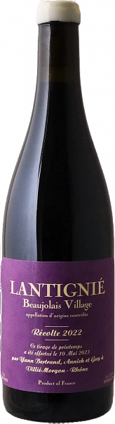Yann Bertrand Lantignie Beaujolais Village
