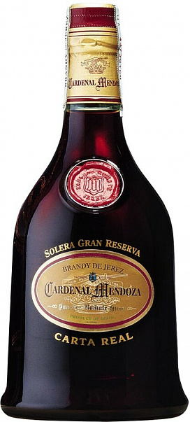 Sanchez Romate Cardenal Mendoza Carta Real Solera Gran Reserva