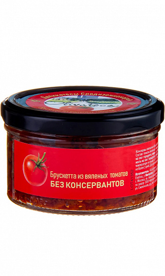 Olivateca Bruschetta Rustica Con Pomodori Secchi, 150 Gr.