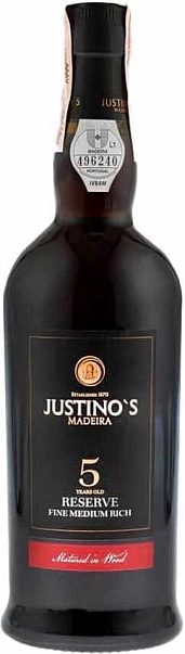 Justino`s Fine Medium Rich Reserve 5 Years Old