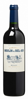 Шато Мулен Де Бель Эйр, 2015, Красное, Сухое, 13.5%, 0.75Л.