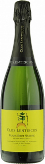 Клос Лентискус Блан, 2016, Белое, Брют Натюр, 12%, 0.75Л.