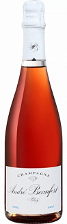 Андре Бофор Полизи Розе, Розовое, Брют, 12%, 0.75Л.