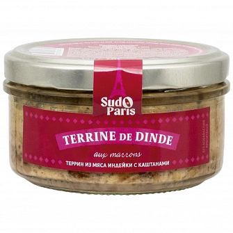 Terrine De Dinde Au Marrons Sud O`paris 130G.