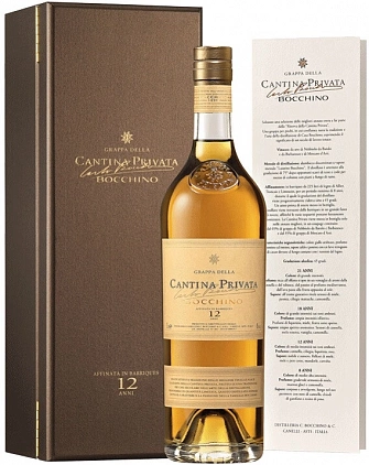 Bocchino Cantina Privata 12 Ann + 2 Glasses In Box