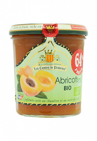Confiture Plus Fruitee Abricots Comtes De Provence 350G.