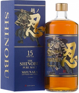 Shinobu Distillery The Koshi-No Shinobu 15 Years Old Mizunara Oak Pure Malt