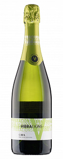 Вибрасионс Кава Брют, Белое, Брют, 11.5%, 0.75Л.