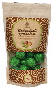 Кедровый Грильяж С Сосновой Шишкой 200Г. (Крафт-Пакет)