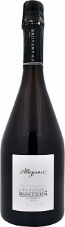 Мари Куртэн Алежанс, Розовое, Экстра-Брют, 12%, 0.75Л.