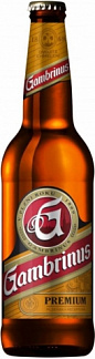Гамбринус Премиум, Светлое, 5.2%, 0.5Л.