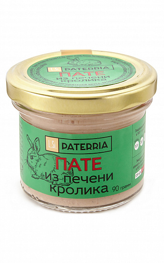 Pate Rabbit Liver Paterria 90G.