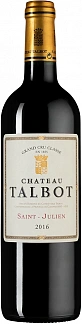Шато Тальбо, 2016, Красное, Сухое, 13.5%, 0.75Л.