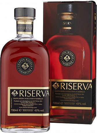 Grappa Bottega Riserva Privata Invecchiata In Barrique Amarone