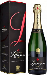 Лансон Блэк Лейбл (П/У), Белое, Брют, 12.5%, 0.75Л.