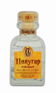Полугар Ячменный, 38.5%, 0.1Л.