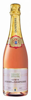 Комт Де Дампьер Кюве Амбассадор Розе, Розовое, Брют, 12%, 0.75Л.